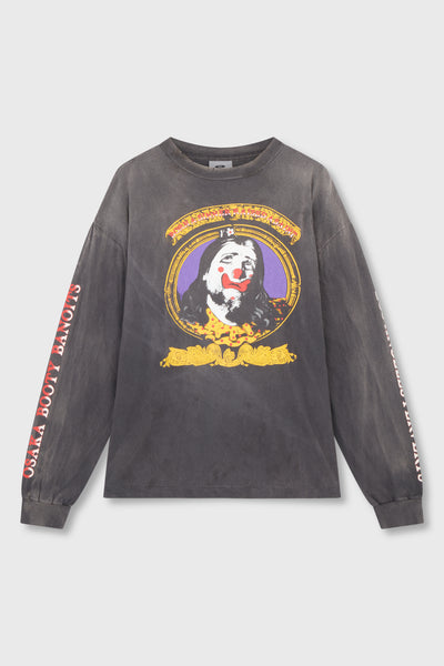 【SAINTMXXXXXX×BORNXRAISED】 要在庫確認 BR_LS TEE SAINT Mxxxxxx x Bornraised BR LS Tee Born Saint Black Size S