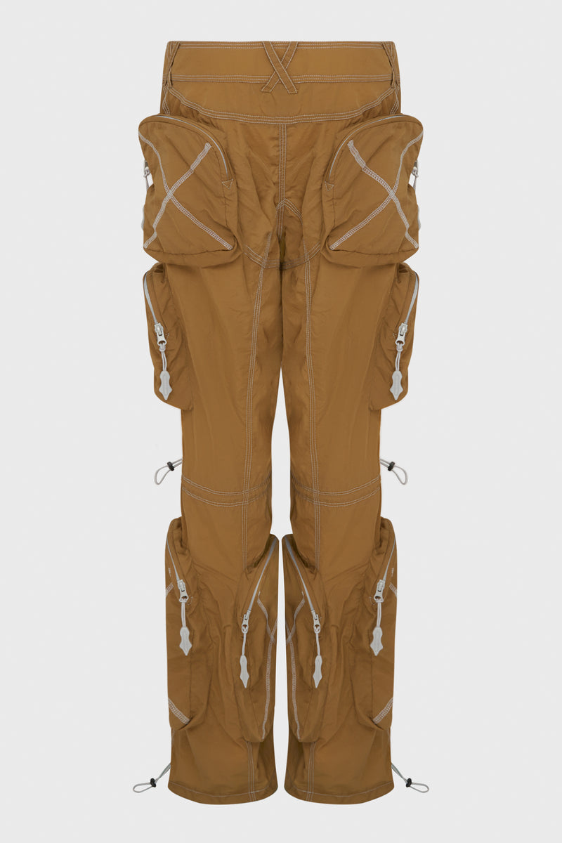 FUNCTIONAL DRAWSTRING TROUSERS