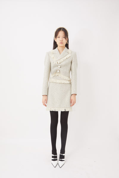 KIMHEKIM - VENUS CROPPED JACKET W/ FRINGE – LABSTORE LONDON