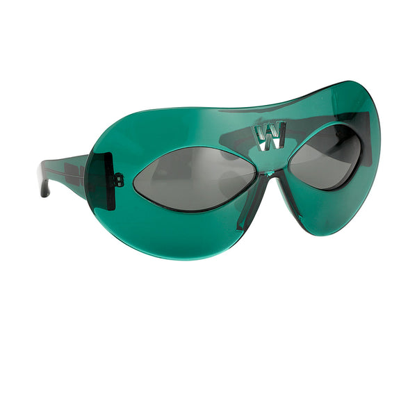 Walter Van Beirendonck Linda Farrow Diamond Sunglasses