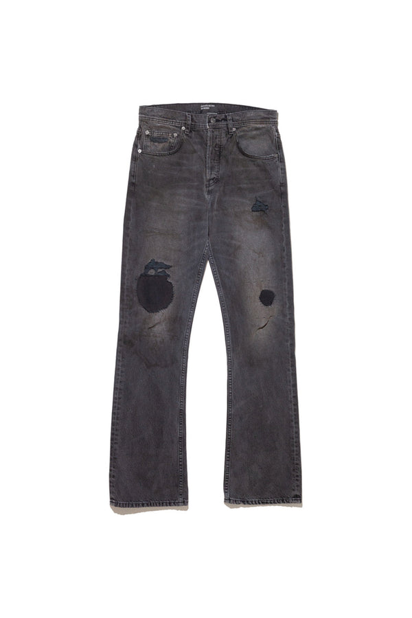 THRASHED FLARE JEANS