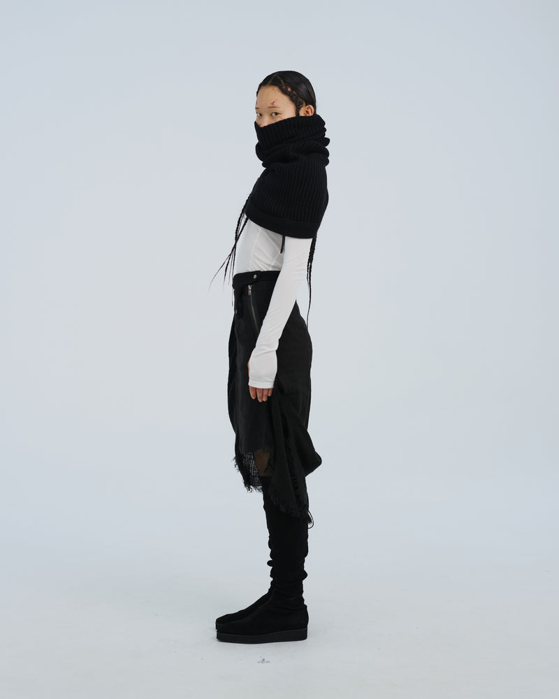 WOOL SNOOD BLACK