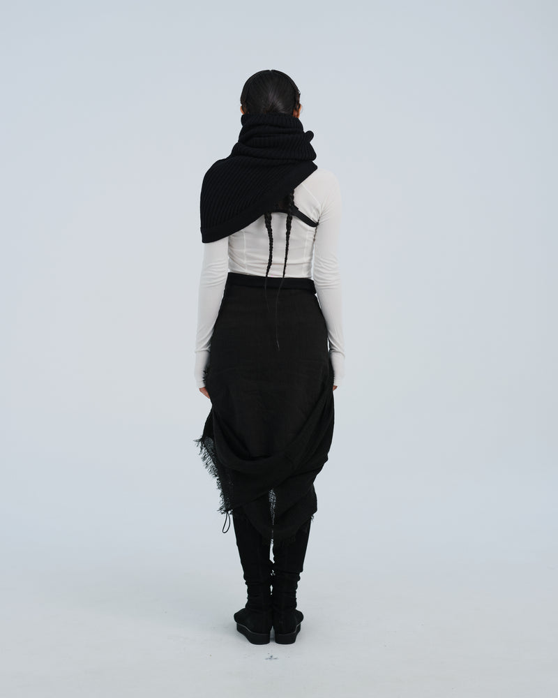 WOOL SNOOD BLACK