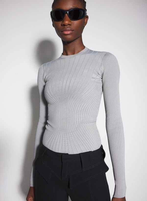 SCULPTING KNIT TOP