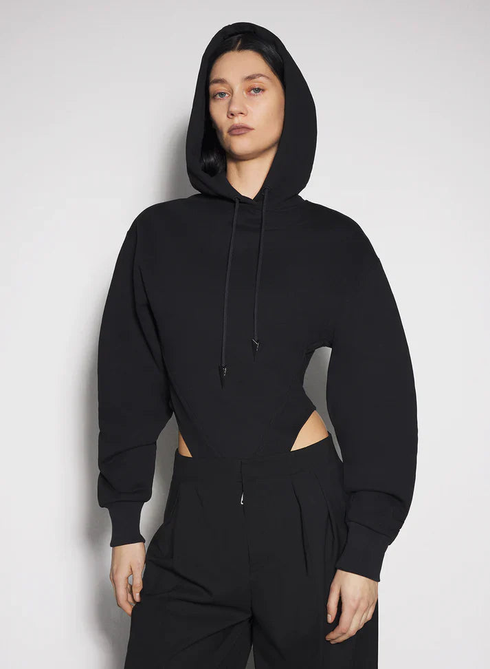FLEECE HOODIE BODYSUIT