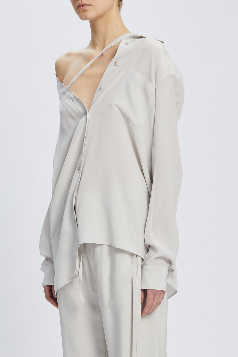 DARIA DROP SHOULDER SHIRT PEARL
