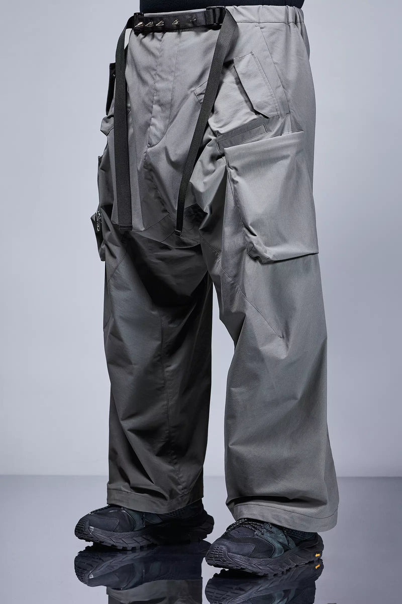 P30AL-E Encapsulated Nylon Ultrawide Drawcord Cargo Trouser - Grey