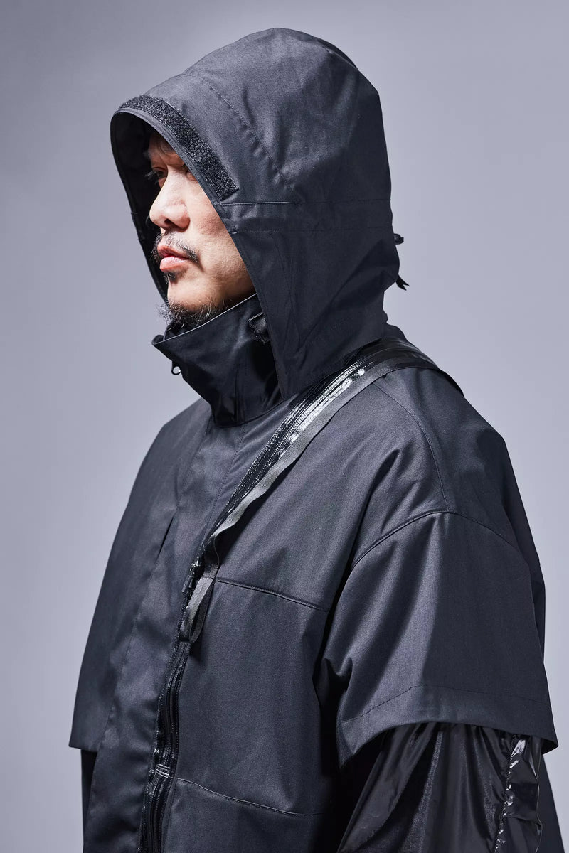 J115K-E Encapsulated Nylon Interops Jacket - Black