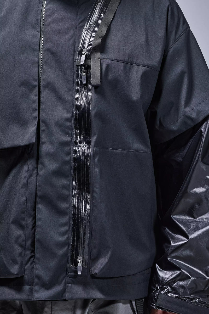 J115K-E Encapsulated Nylon Interops Jacket - Black