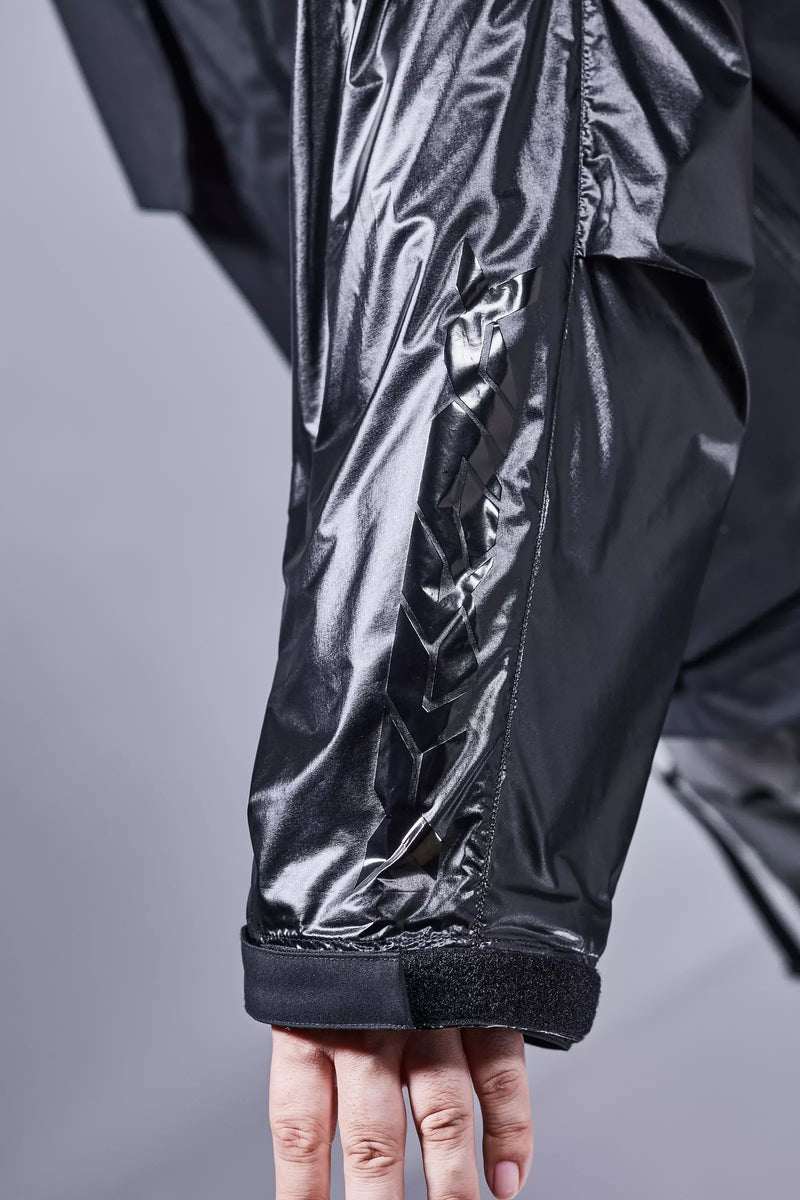 J115K-E Encapsulated Nylon Interops Jacket - Black