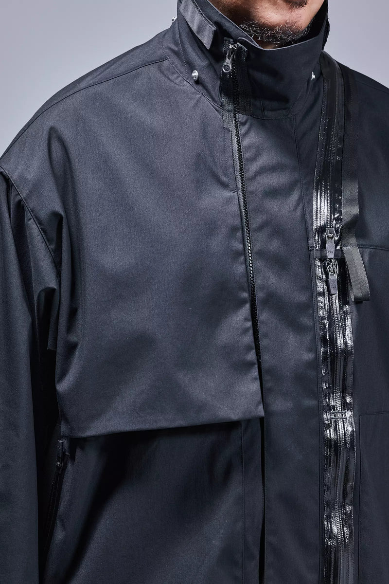 J115K-E Encapsulated Nylon Interops Jacket - Black