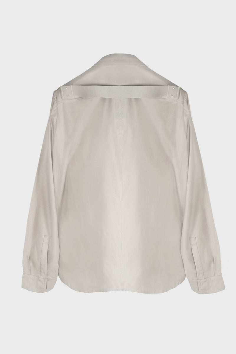 FOGPOCKET OUTERSHIRT PEARL