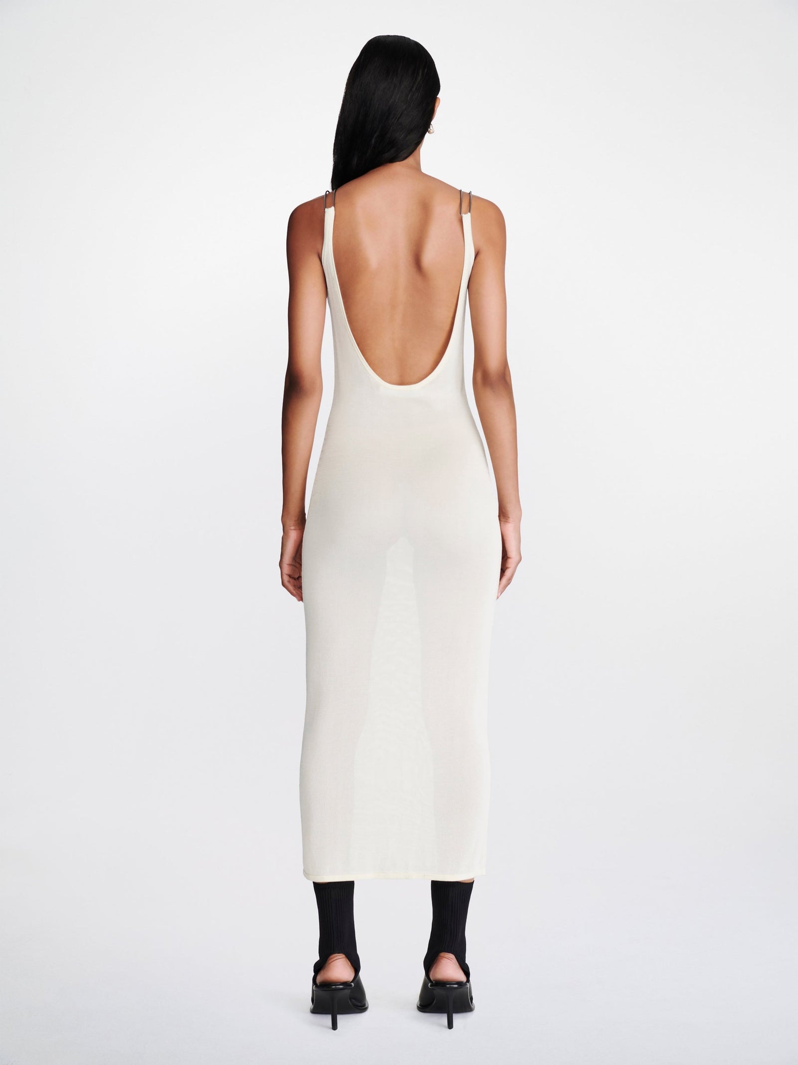 ワンピース DION LEE DRESS (A7561S22 IVORYCREAM) DION LEE -DOUBLE WIRE SLIP DRESS IVORY – LABSTORE LONDON