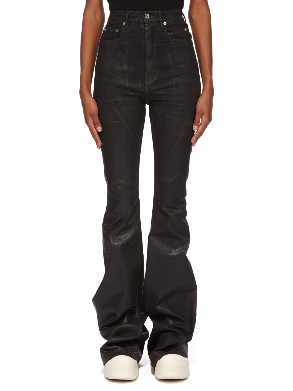 RICK OWENS DRKSHDW - BOLAN BOOTCUT BLACK – LABSTORE LONDON