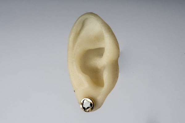 Stud Earring (Fuse, 0.4 CT, Diamond Slab, KA18K+DIA)