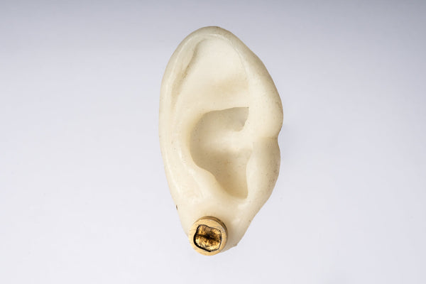 Stud Earring (0.6 CT, Diamond Slab, AGA+DIA)