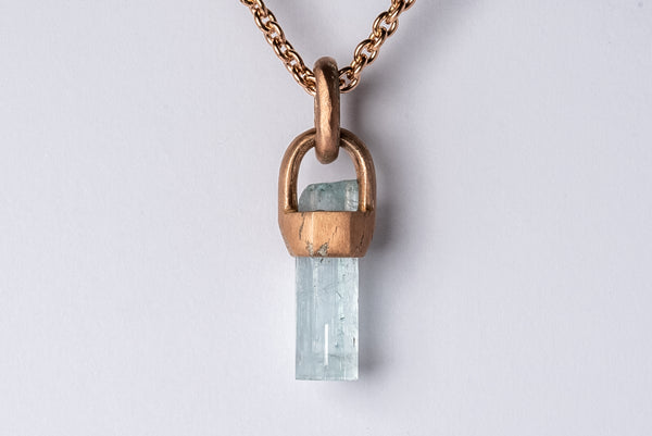 Talisman Necklace (50cm, Brace-Held, Aquamarine, AMA+AQU)