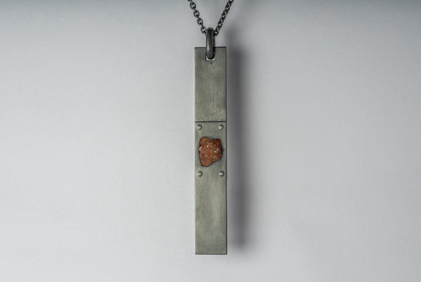 Amulet Necklace (Peach Quartz, KA+PCQ)