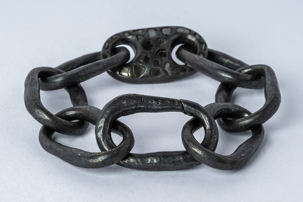 Roman Small Link Bracelet w/ Small Closed Link (Mega Pavé)