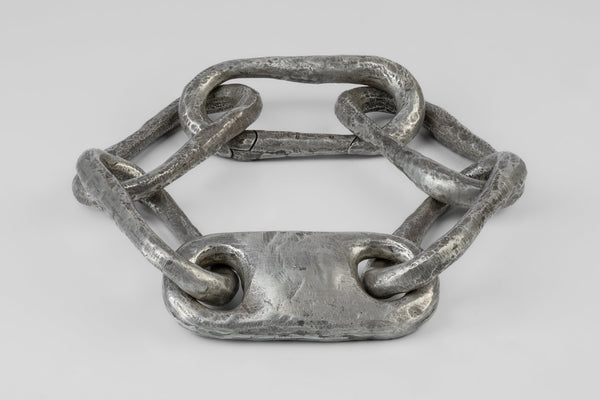 Roman Large Link Bracelet w/ Large Closed Link (DA)