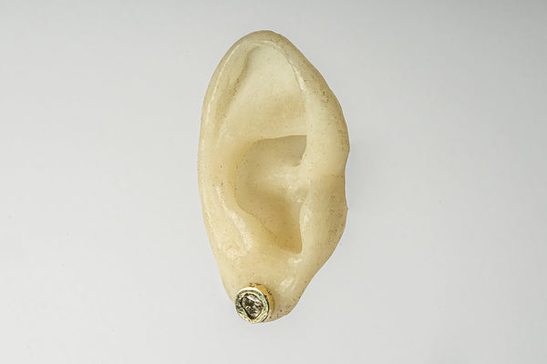 Stud Earring (Fuse, 0.2 CT, Diamond Slab, DA18K+DIA)
