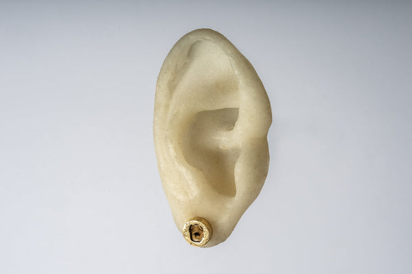 Stud Earring (0.2 CT, Diamond Slab, AGA+DIA)