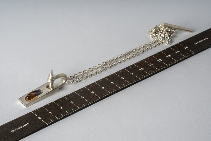 Plate Necklace (50cm, U-Bolt Var., Adaptation, Opal, MA+OPL)