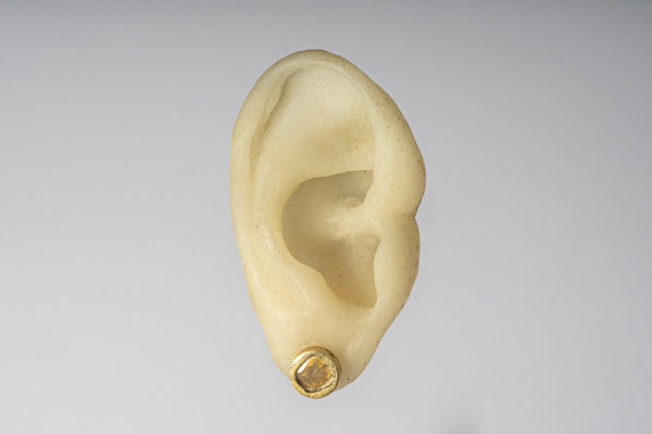 Stud Earring (0.4 CT, Diamond Slab, AGA+DIA)