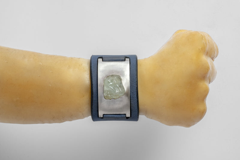 Amulet Cuff (Terrestrial, Etched Aquamarine, AS+AQU+BKW)