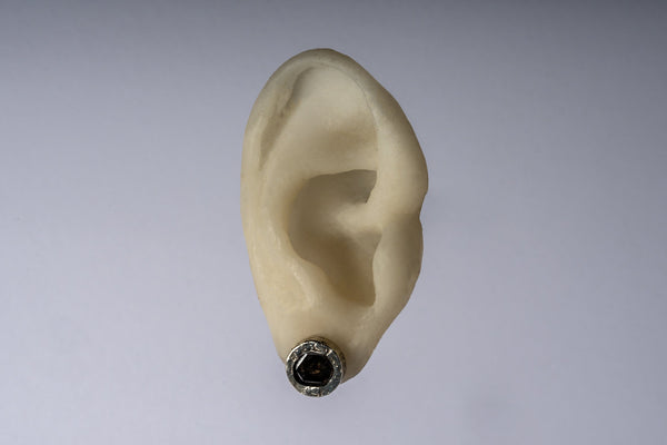 Stud Earring (Fuse, 0.6 CT, Diamond Slab, DA10KW+DIA)