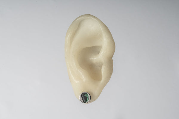 Stud Earring (0.2 CT, Blue Diamond Slab, PA+BDIA)