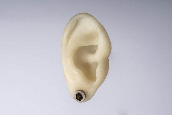 Stud Earring (0.2 CT, Diamond Slab, DA+DIA)