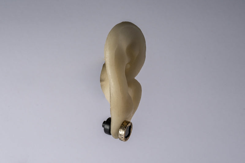 Stud Earring (Fuse, 0.6 CT, Diamond Slab, KA18K+DIA)