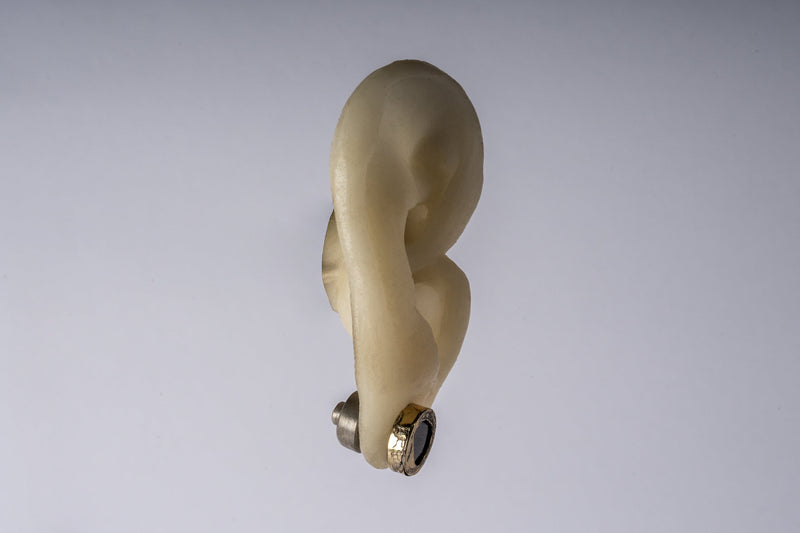 Stud Earring (Fuse, 0.6 CT, Diamond Slab, DA18K+DIA)