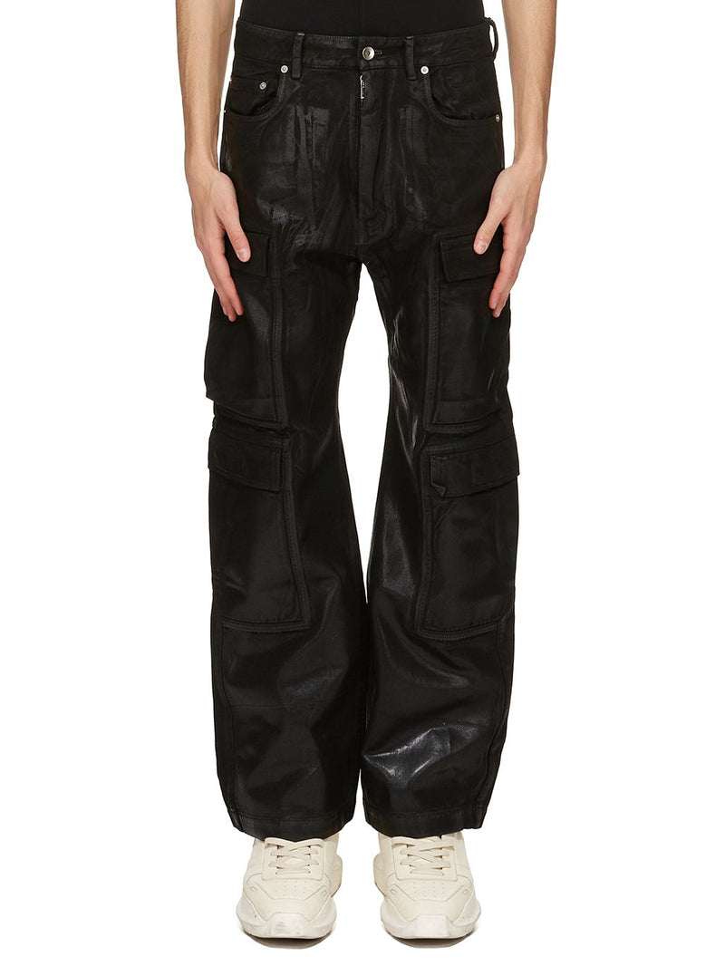 DOUBLE CARGO JEANS BLACK