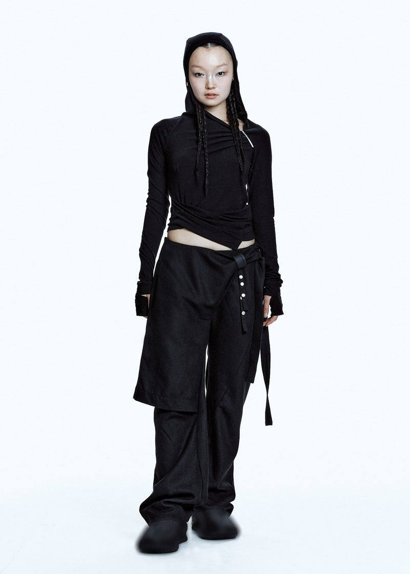 WRAP PANTS BLACK