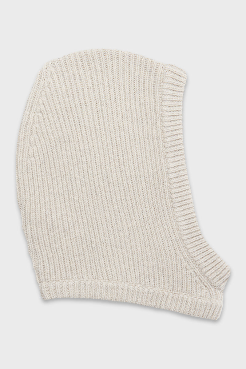 RICK OWENS - KNIT HOOD PEARL – LABSTORE LONDON