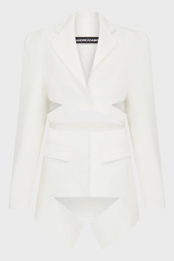 OVERSIZE CUT-OUT JACKET WITH LACING