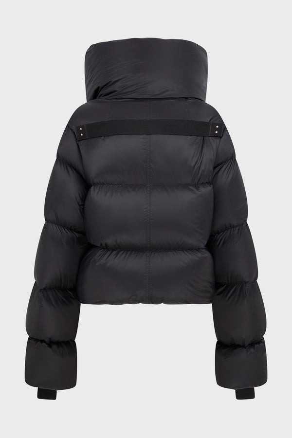 FUNNEL NECK JKT BLACK