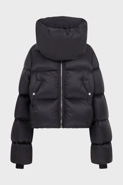 FUNNEL NECK JKT BLACK