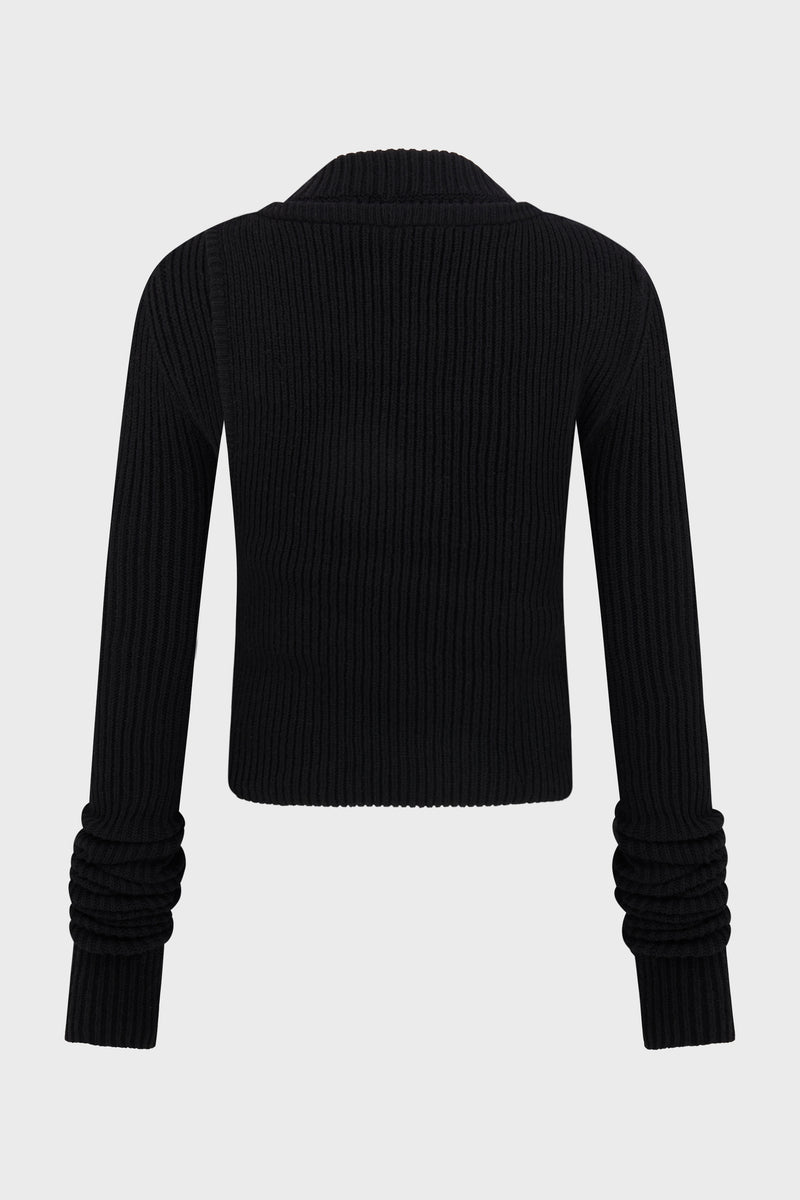 BANANA LS SWEATER BLACK