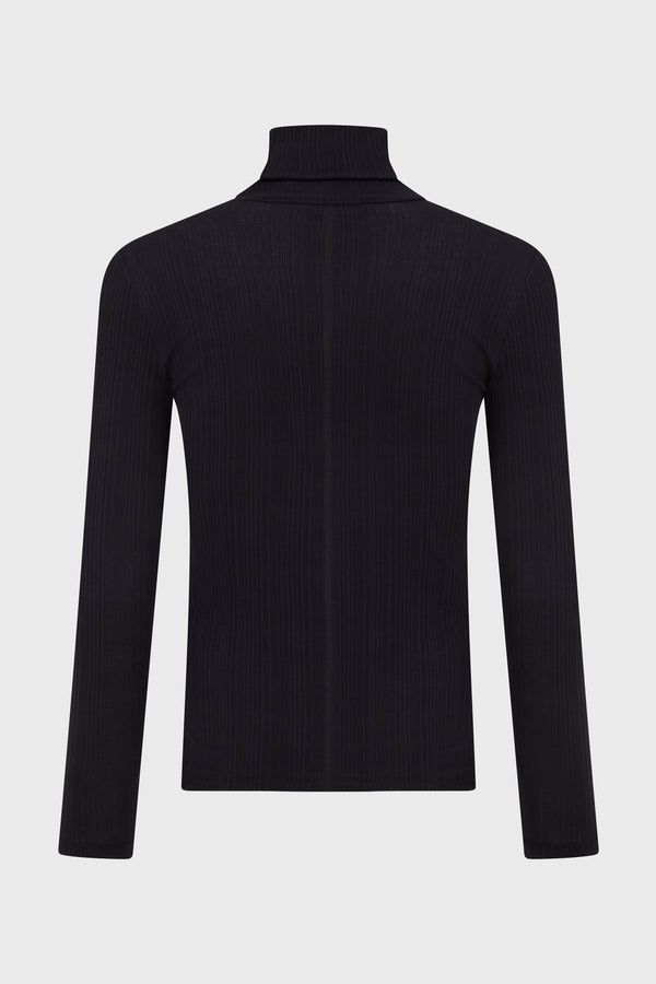 TURTLENECK WITH SIGNATURE OPENING