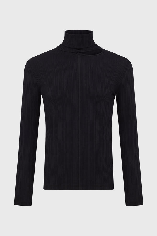 TURTLENECK WITH SIGNATURE OPENING