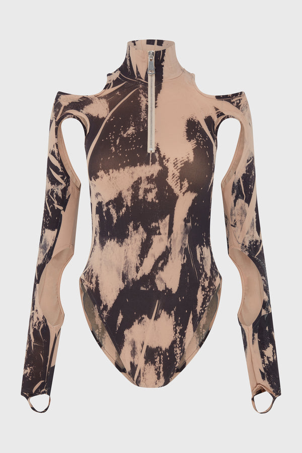 PRINTED SCULPTING JERSEY CUT PAINTED BODY