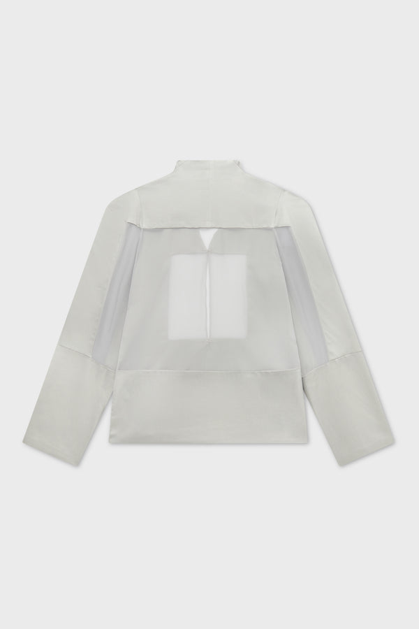 SQUARE SHEER CUT OUT BLAZER