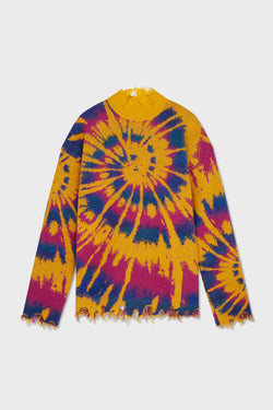 TIE DYE JACQUARD KNIT
