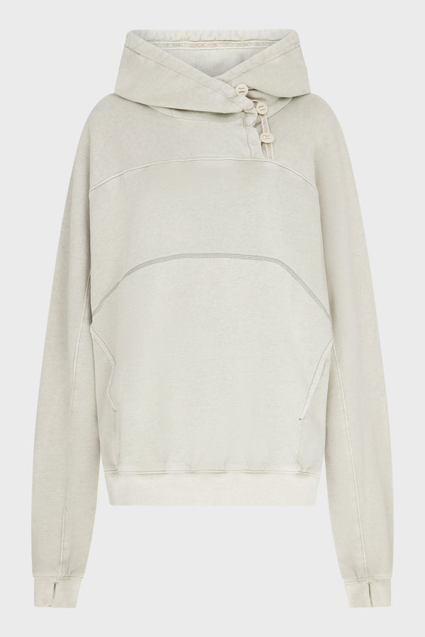 BUTTON HOODIE