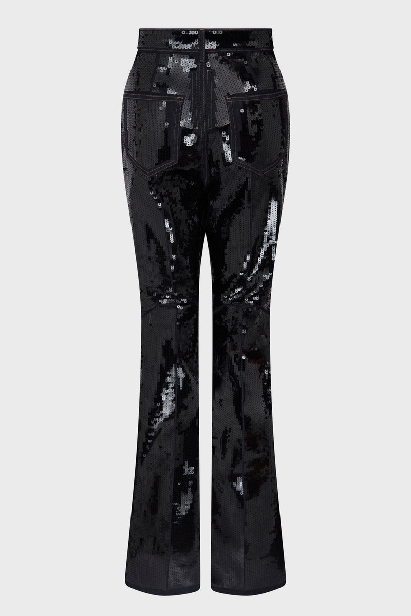 SEQUINNED BOLAN BOOTCUT