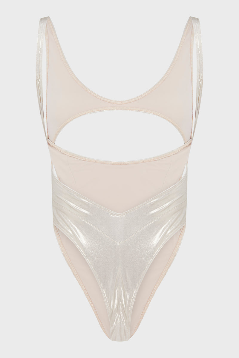 CORSETED ONE-PIECE