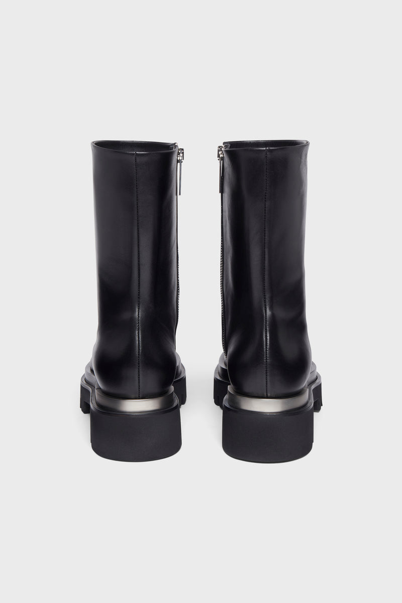 PETER DO - COMBAT BOOT WITH SILVER METAL TIP – LABSTORE LONDON